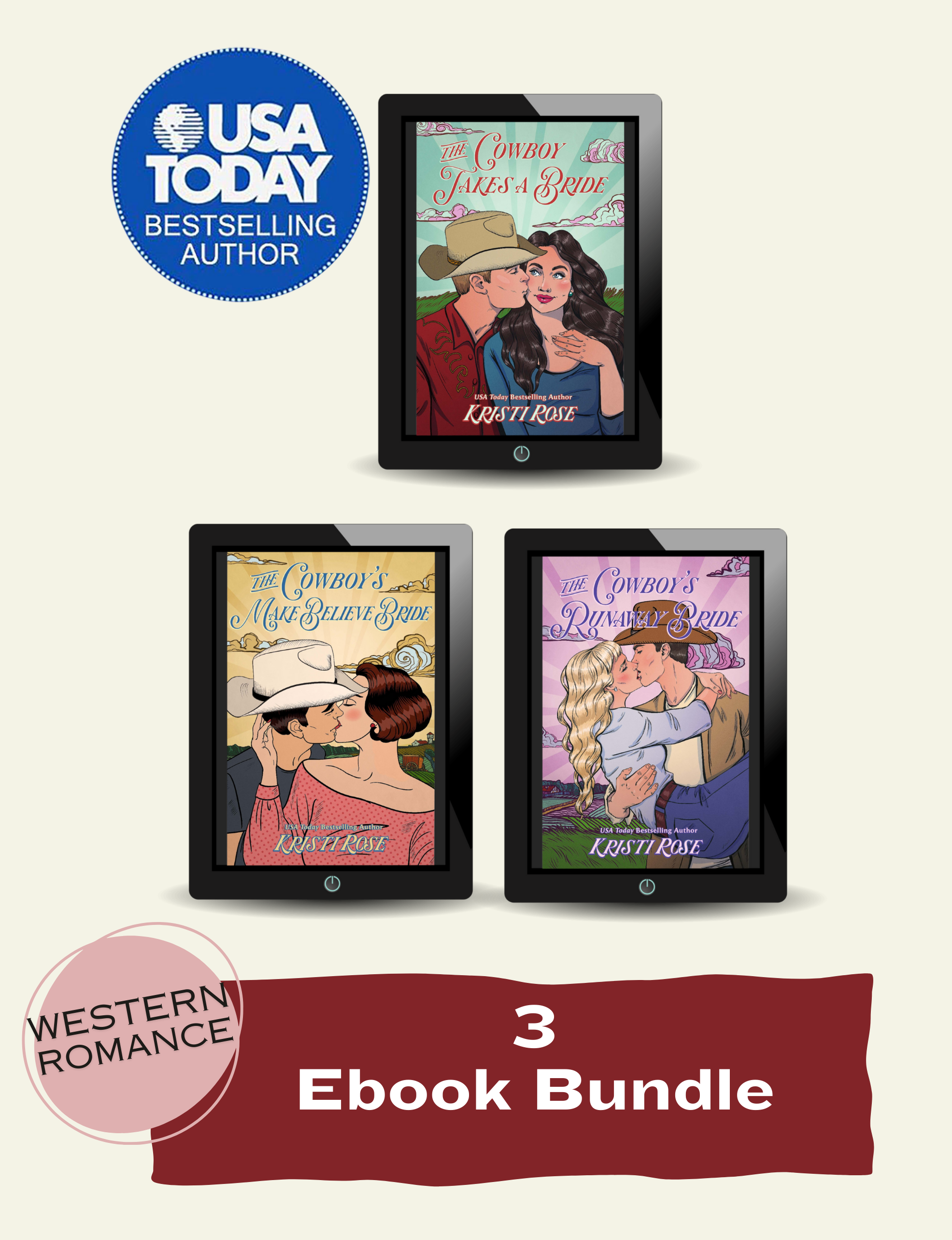 3 book western romance bundle