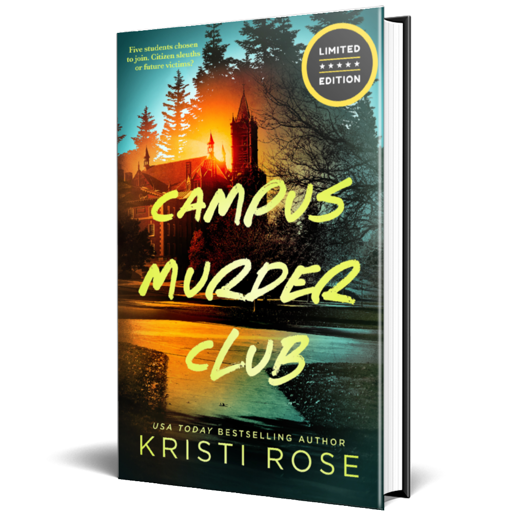 BOOKS AND BOOZE CRUISE PREORDER:  Special Edition : Campus Murder Club (SIGNED HARDBACK)
