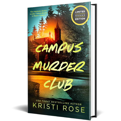 BOOKS AND BOOZE CRUISE PREORDER:  Special Edition : Campus Murder Club (SIGNED HARDBACK)