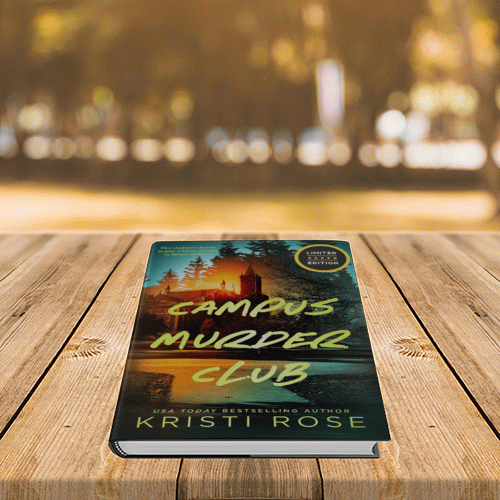 BOOKS AND BOOZE CRUISE PREORDER:  Special Edition : Campus Murder Club (SIGNED HARDBACK)
