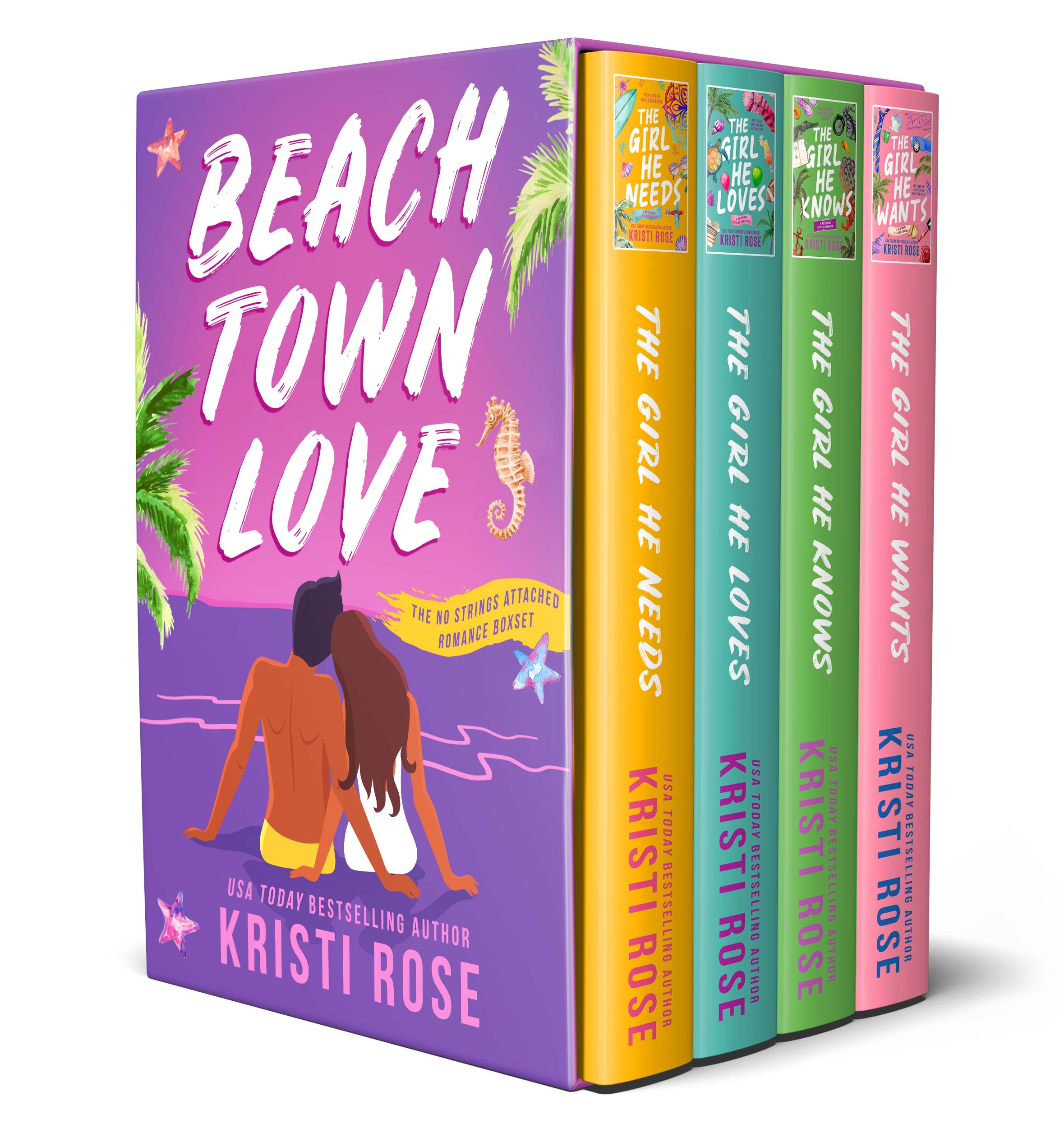 Beach Town Love: A No Strings Attached Boxset Books 1-4 EBOOKS